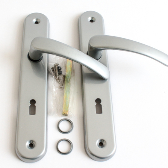 Kľučka MICHAELA 72 kľúčová zložená Strieborná