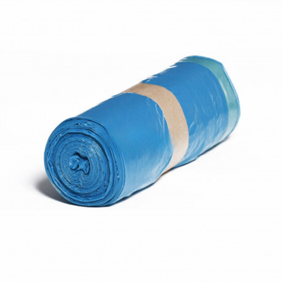 Vrece 35l 50x60 modré zaťahovacie 0,03mm 15ks