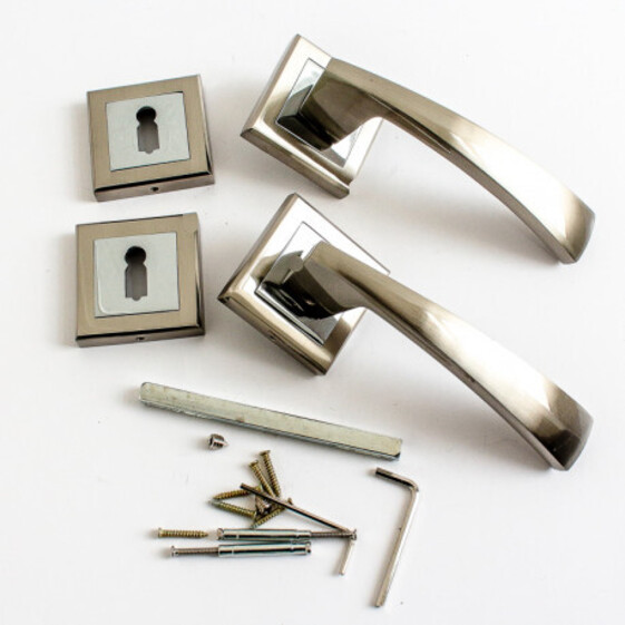 Kľučka BROMO rozeta kľúčová Nikelchróm