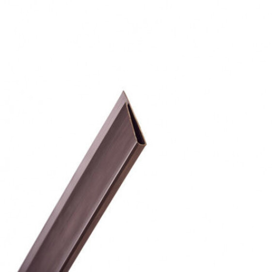 Uzatvárací profil LITECANE 1,5m hnedá 20ks