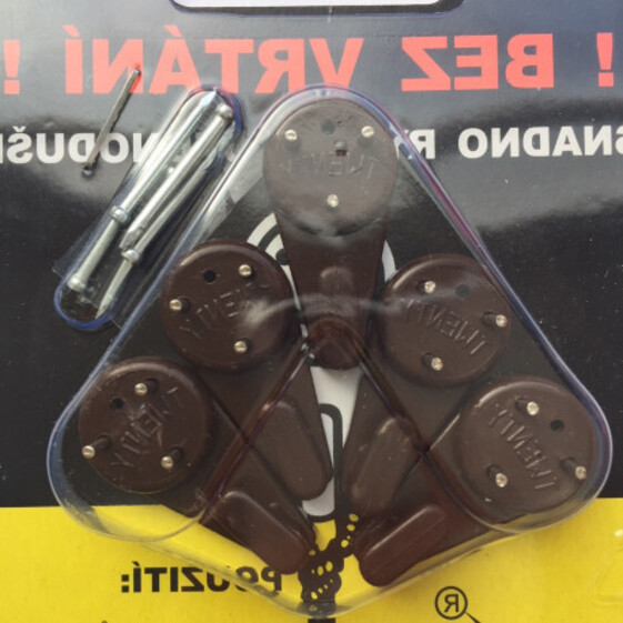 Háčik Twenty Uni Hnedý 5ks/bl