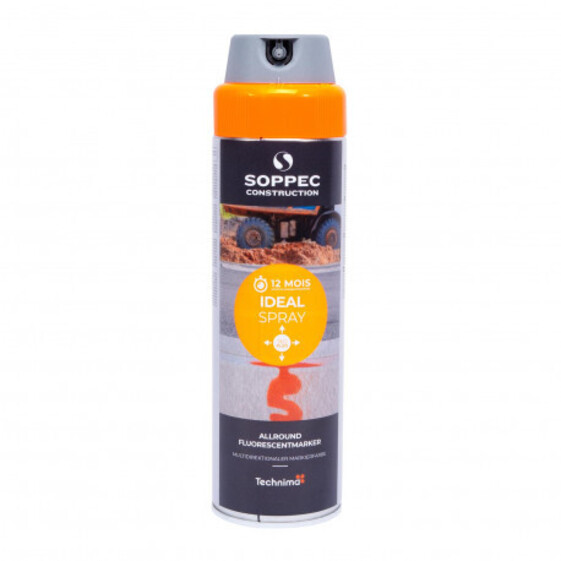 Farba značkovací spray SOPPEC Ideal 360° orange 500 ml