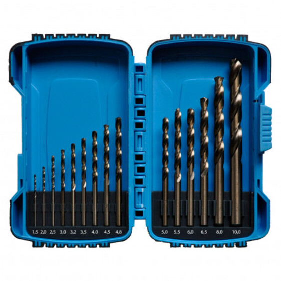 Vrtáky cobalt 1-10mm sada 15 dielov
