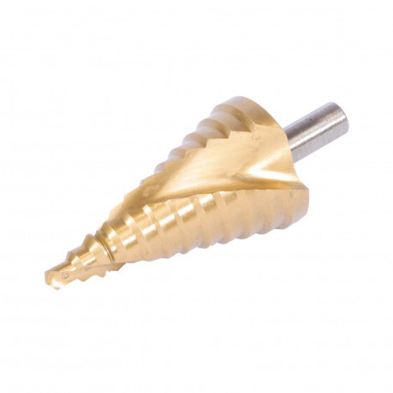 Vrták stupňovitý HSS špirálová drážka 5-35mm krok2