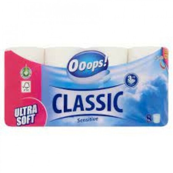 Toaletný papier Classic Sensitive 8ks