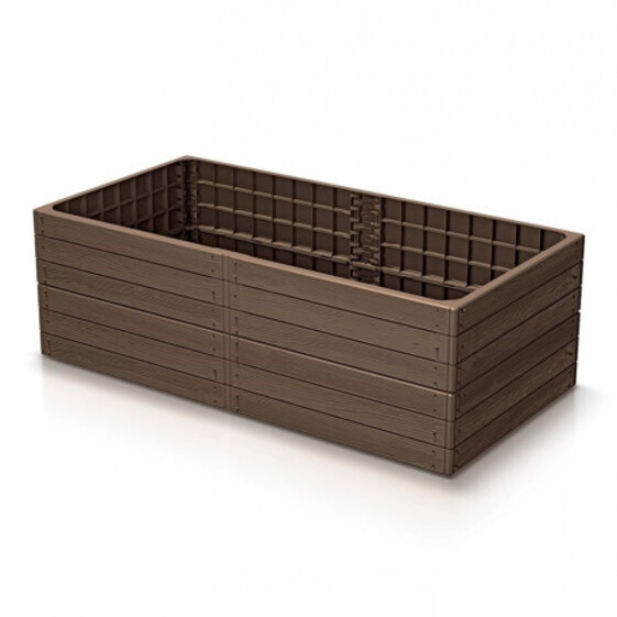 Vyvýšený záhon BASE WOODY 149,2 cm hnedý