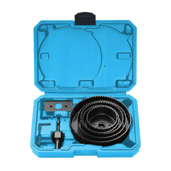 Sada vykružovacích koruniek 8 dielov 51-102mm, plastový box