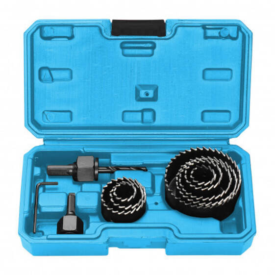 Sada vykružovacích koruniek 10 dielov 19-64mm, plastový box