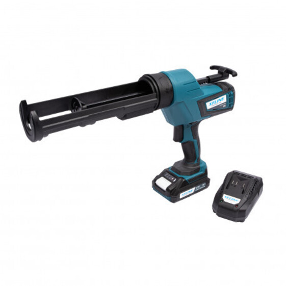 Aku pištoľ vytláčacia 310ml 18V + batéria 2.0Ah + nabíjačka 2.4A