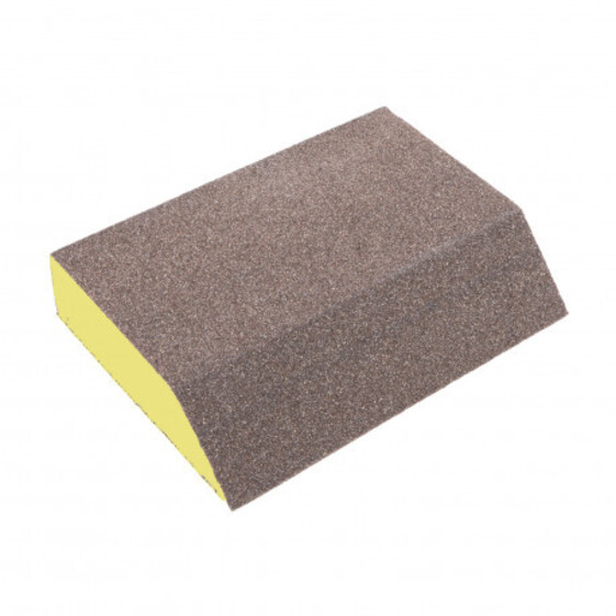 Brús.špongia tuhá zkosená 100x70x25mm, zr. 240
