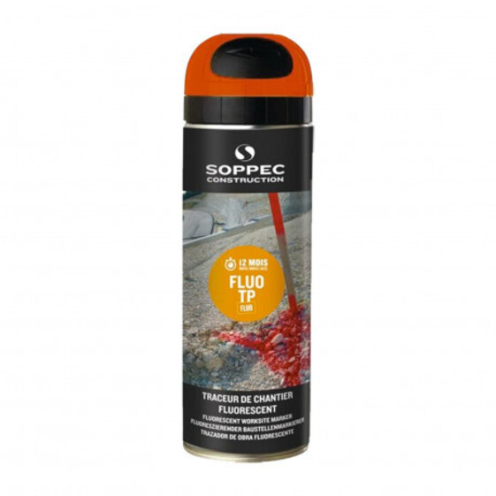 Farba značk. spray Soppec Fluo TP, 12M orange 500 ml