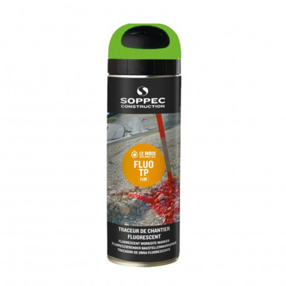 Farba značk. spray Soppec Fluo TP, 12M zelený 500 ml