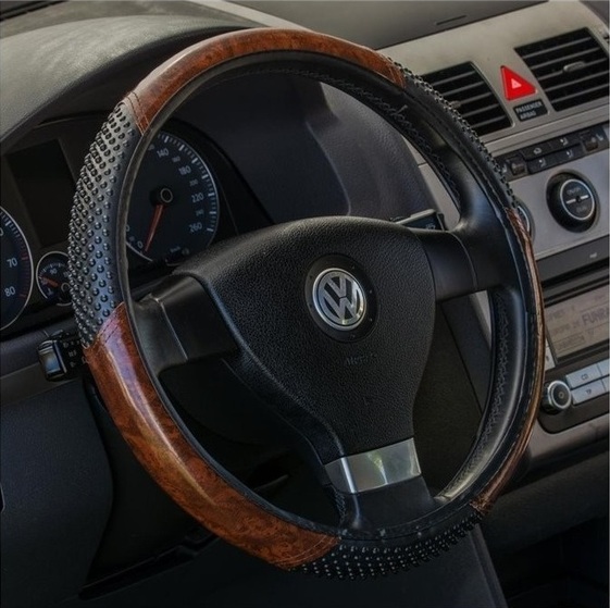 Poťah volantu 39-41 imitácia dreva