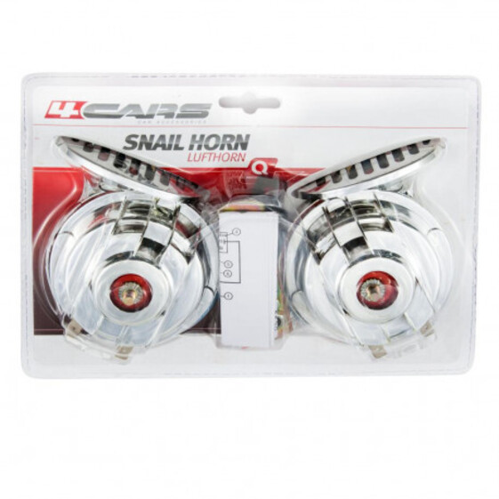 Fanfára slimák chróm s relátkom 12V