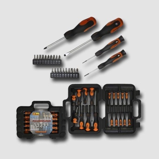 Skrutkovače s bitmi sada 58 dielov