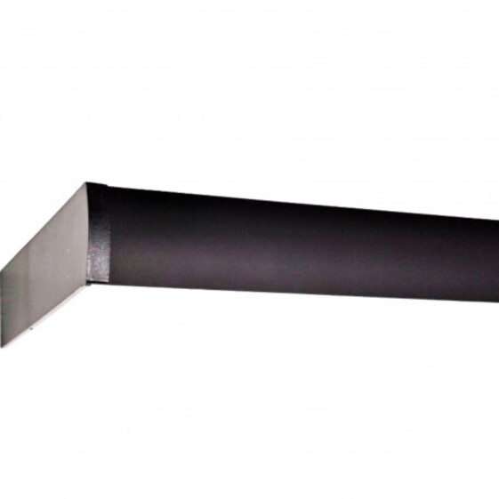 Garniža hliníková 2 koľajnice 160cm čierna