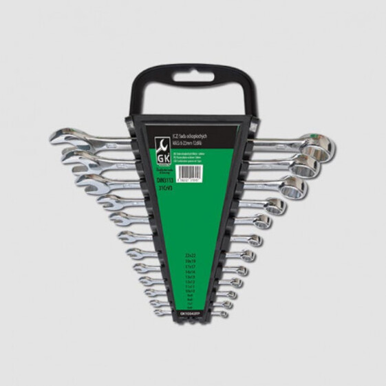 Kľúče očkoploché sada 6-22mm 12 dielna