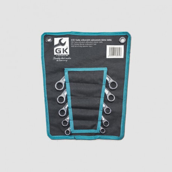 Kľúče zahnuté 10-19mm sada 5 dielov