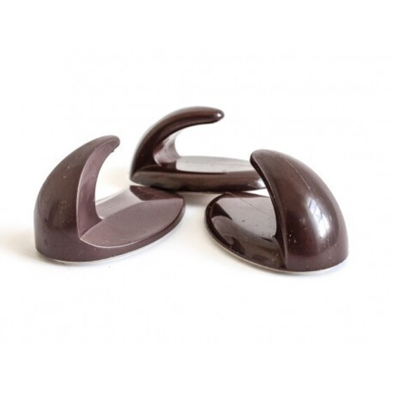 Háčik samolepiaci Quickfix Hnedý 100ks/bal