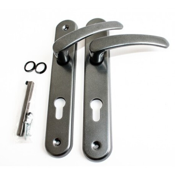 Kľučka MICHAELA 72 vložková zložená Grafitová