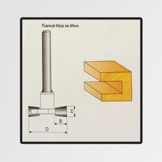 Fréza tvarová do dreva 32x8x9,4mm