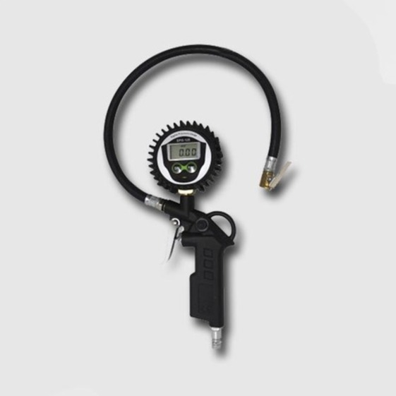 Pištol na hustenie s digitálnym manometrom