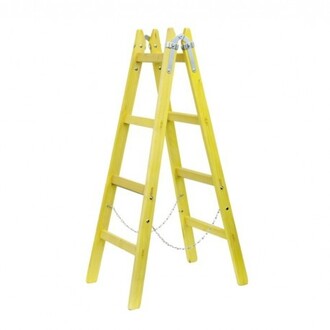 Rebrík drevený domáci 6 priečok 209cm