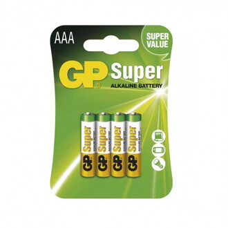 Batéria alkalická GP Super AAA LR6 4ks