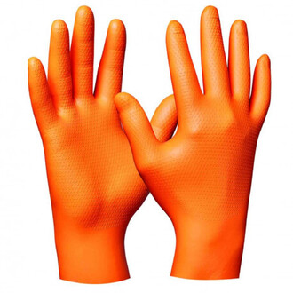 Rukavice NITRIL ORANGE veľkosť M oranžové