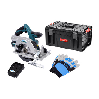 Aku Kotúčová píla bezuhlíková 18V + 5Ah batéria + nabíjačka 3.5A + box