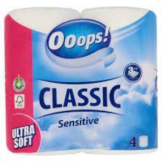 Toaletný papier Classic Sensitive 4ks
