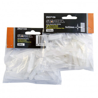 Plastové kliny 0-8mm 30ks