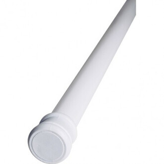 Kúpeľňová tyč (80-130) Biela Ø 23/26