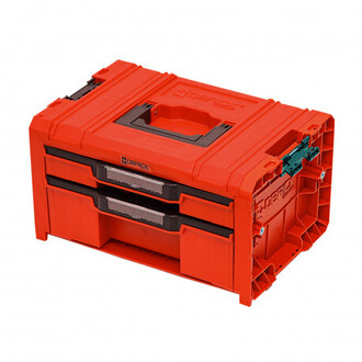 Box s organizérom QBRICK PRO Drawer 2 Toolbox 2.0 Expert RED Ultra HD Custom 450x310x244 mm