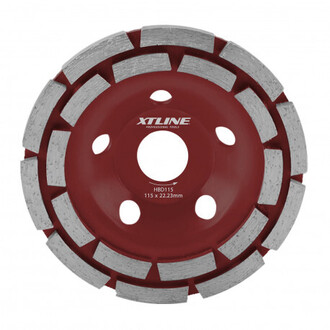 Kotúč diamantový brúsny dvojradový 115mm