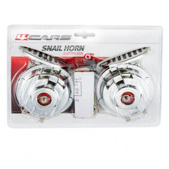 Fanfára slimák chróm s relátkom 12V