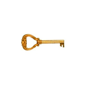 Kľúč číslo 76/0 zlatý