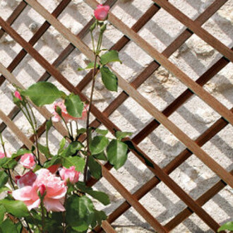 Mriežka drevená TRELLIWOOD 1x3m hnedá