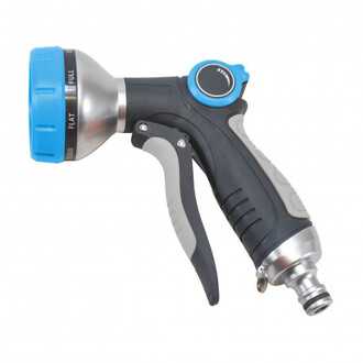 Zavlažovacia pištoľ kovová 8 funkcií